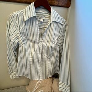 NWT, Beautiful, buttoned down, Loft top.